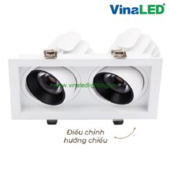 DLS-AW2x6 Đèn âm trần VinaLED 2x6W | DLS-AW2x9 Đèn âm trần VinaLED 2x9W | DLS-AW2x12 Đèn âm trần VinaLED 2x12W | DLS-AW2x15 Đèn âm trần VinaLED 2x15W | DLS-AW2x20 Đèn âm trần VinaLED 2x20W | DLS-AW2x30 Đèn âm trần VinaLED 2x30W