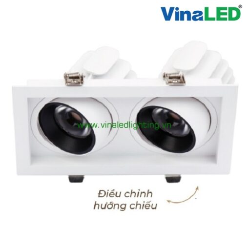 DLS-AW2x6 Đèn âm trần VinaLED 2x6W | DLS-AW2x9 Đèn âm trần VinaLED 2x9W | DLS-AW2x12 Đèn âm trần VinaLED 2x12W | DLS-AW2x15 Đèn âm trần VinaLED 2x15W | DLS-AW2x20 Đèn âm trần VinaLED 2x20W | DLS-AW2x30 Đèn âm trần VinaLED 2x30W