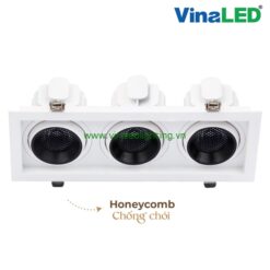 DLS-AW3x6 Đèn âm trần VinaLED 3x6W | DLS-AW3x9 Đèn âm trần VinaLED 3x9W | DLS-AW3x12 Đèn âm trần VinaLED 3x12W | DLS-AW3x15 Đèn âm trần VinaLED 3x15W