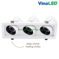 DLS-AW3x6 Đèn âm trần VinaLED 3x6W | DLS-AW3x9 Đèn âm trần VinaLED 3x9W | DLS-AW3x12 Đèn âm trần VinaLED 3x12W | DLS-AW3x15 Đèn âm trần VinaLED 3x15W