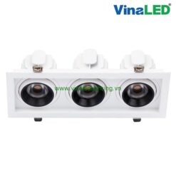 DLS-AW3x6 Đèn âm trần VinaLED 3x6W | DLS-AW3x9 Đèn âm trần VinaLED 3x9W | DLS-AW3x12 Đèn âm trần VinaLED 3x12W | DLS-AW3x15 Đèn âm trần VinaLED 3x15W